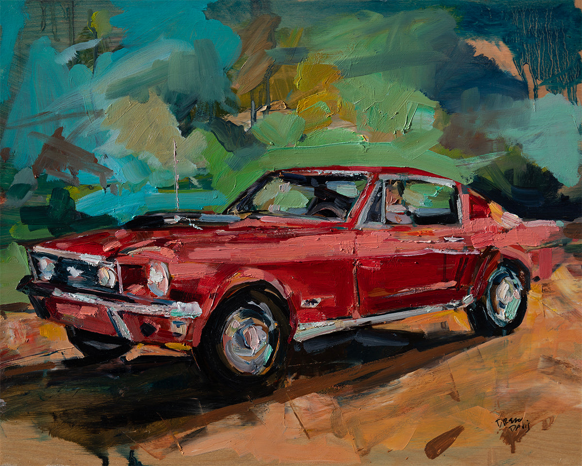 Mustang Cobra Webjpg by Drew Davis, 16 x 20