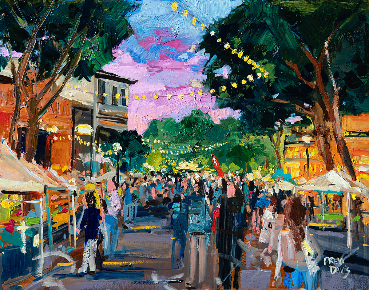 Slo Farmers Sunset Stroll | 11x14 | SOLD - Prints Available