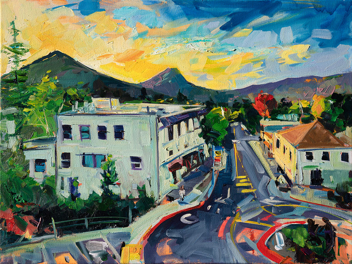 Osos St Sunset View | 18x24 | SOLD - Prints Available