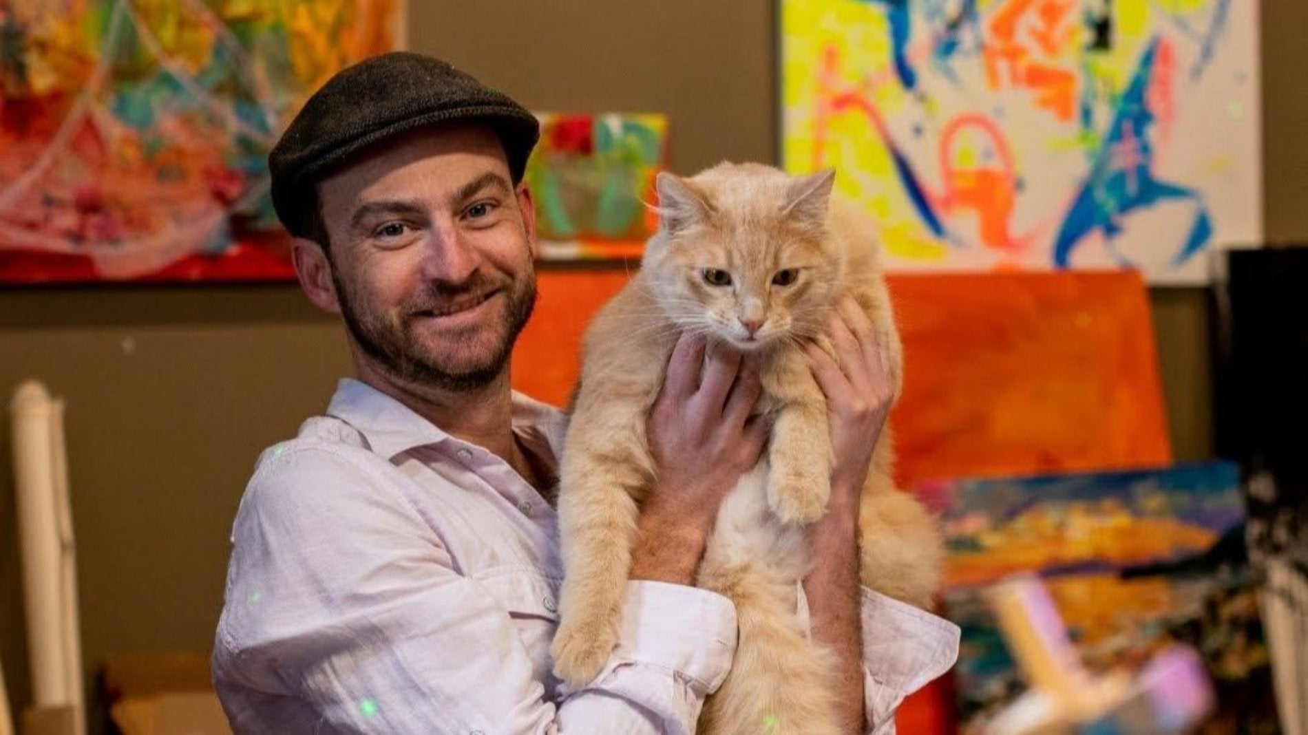 Picasso the Artist's Cat | 12x16 | Original Oil on Canvas