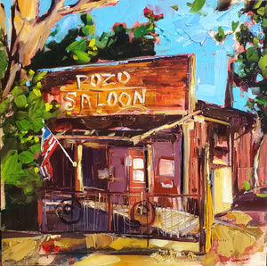 Pozo Saloon | 12×12 | 🔴 SOLD - PRINTS AVAILABLE