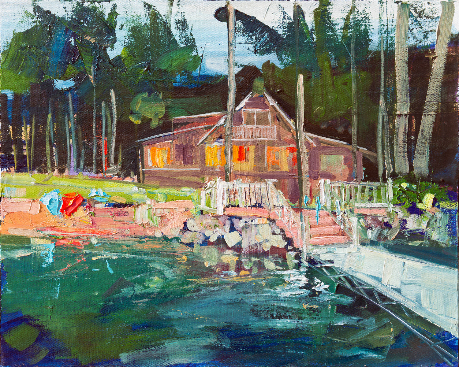 Ess Lake 2018  | 16x20 | Original Oil on Canvas