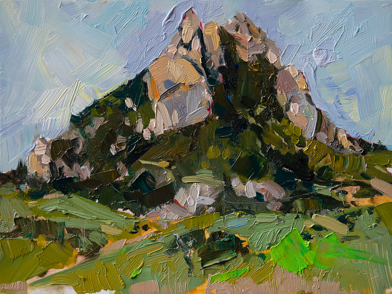 Hollister Peak - San Luis Obispo | 9x12 | SOLD - Prints Available