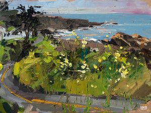 Spooners Cove View | 9x12 | Original Oil on Wood Panel