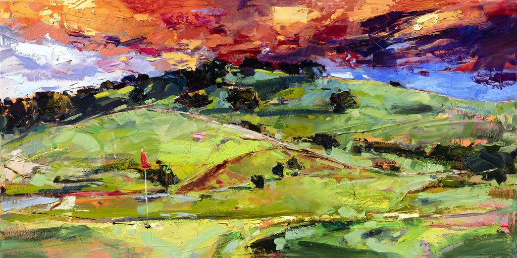 17 Fairway Dairy Creek by Drew Davis — Canvas Print, 20×40 in