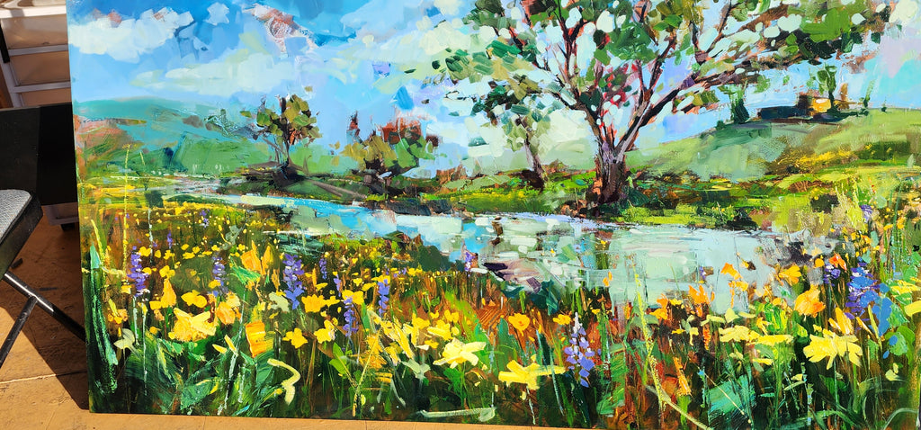 Shell Creek 2023 | 36x60 | ORIGINAL OIL ON CANVAS