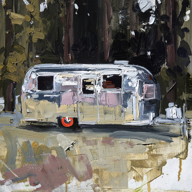 Airstream Dream by Drew Davis — Canvas Print, 12×12 in