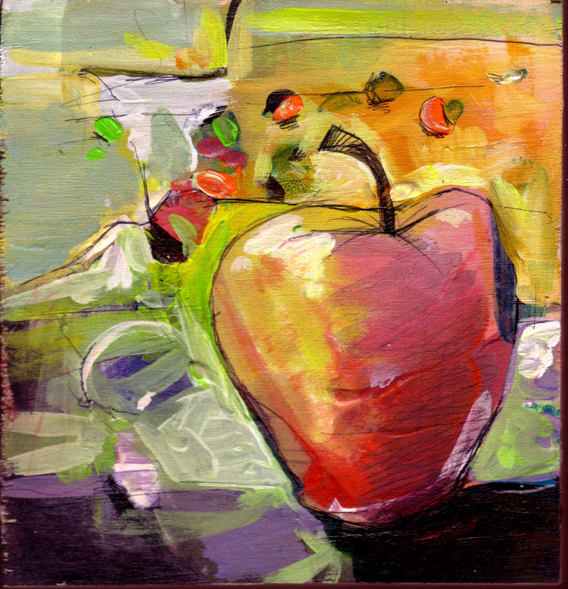 Applejax by Drew Davis — Canvas Print, 8×8 in