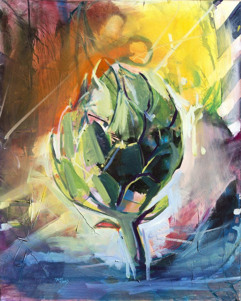 Artichoke by Drew Davis — Canvas Print, 24×30 in