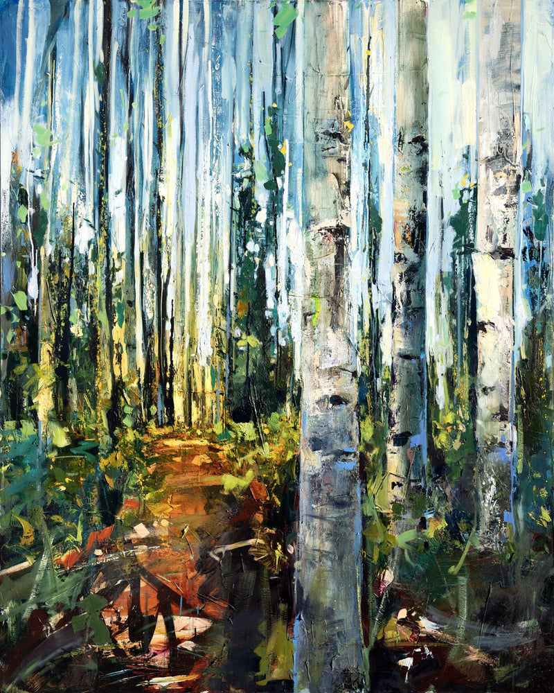 Aspen Trees 2 | 48×60 | Original Available