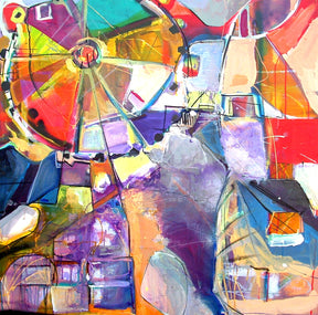 At The Fair 2 by Drew Davis — Canvas Print, 30×30 in