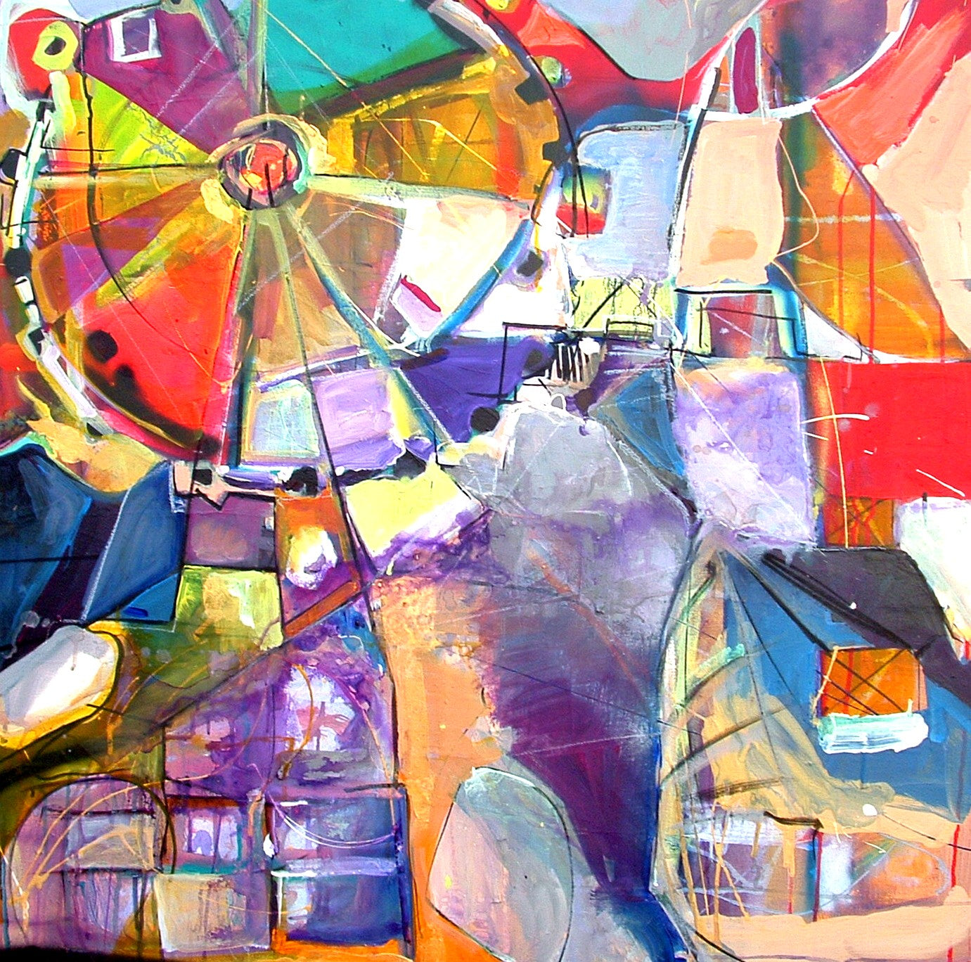 At The Fair 2 by Drew Davis — Canvas Print, 30×30 in