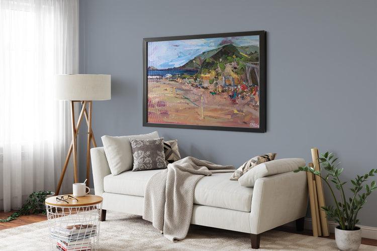 Avila Baptism by Drew Davis — Canvas Print, 9×12 in