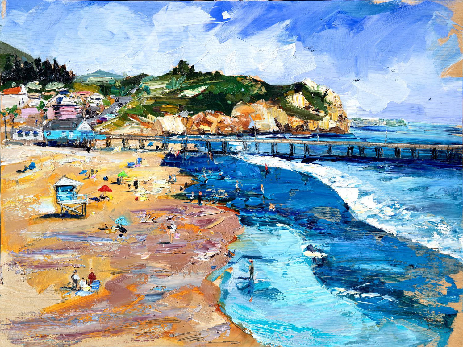 Avila Beach Overview | 18×24 | Original Available