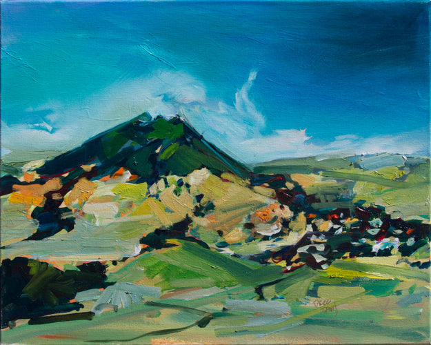 Bishops Peak 6 by Drew Davis — Oil on Canvas, 48×60 in