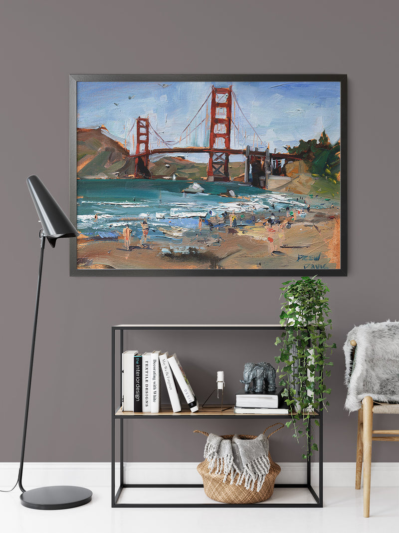 2024 | Baker Beach Day | 11×14 | SOLD - Prints Available