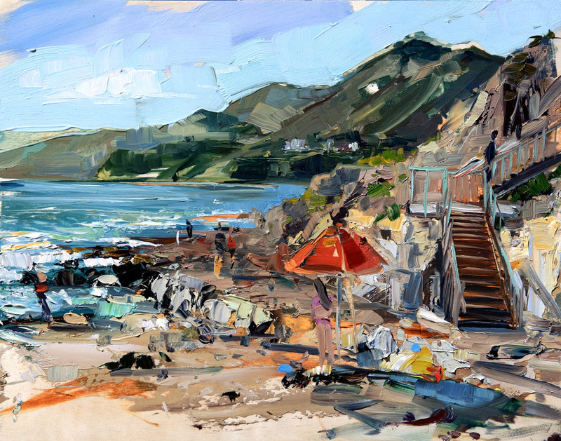 Beachcomber Beach by Drew Davis — Canvas Print, 11×14 in