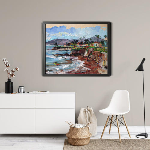 Beachcomber Coast View by Drew Davis — Canvas Print, 11×14 in