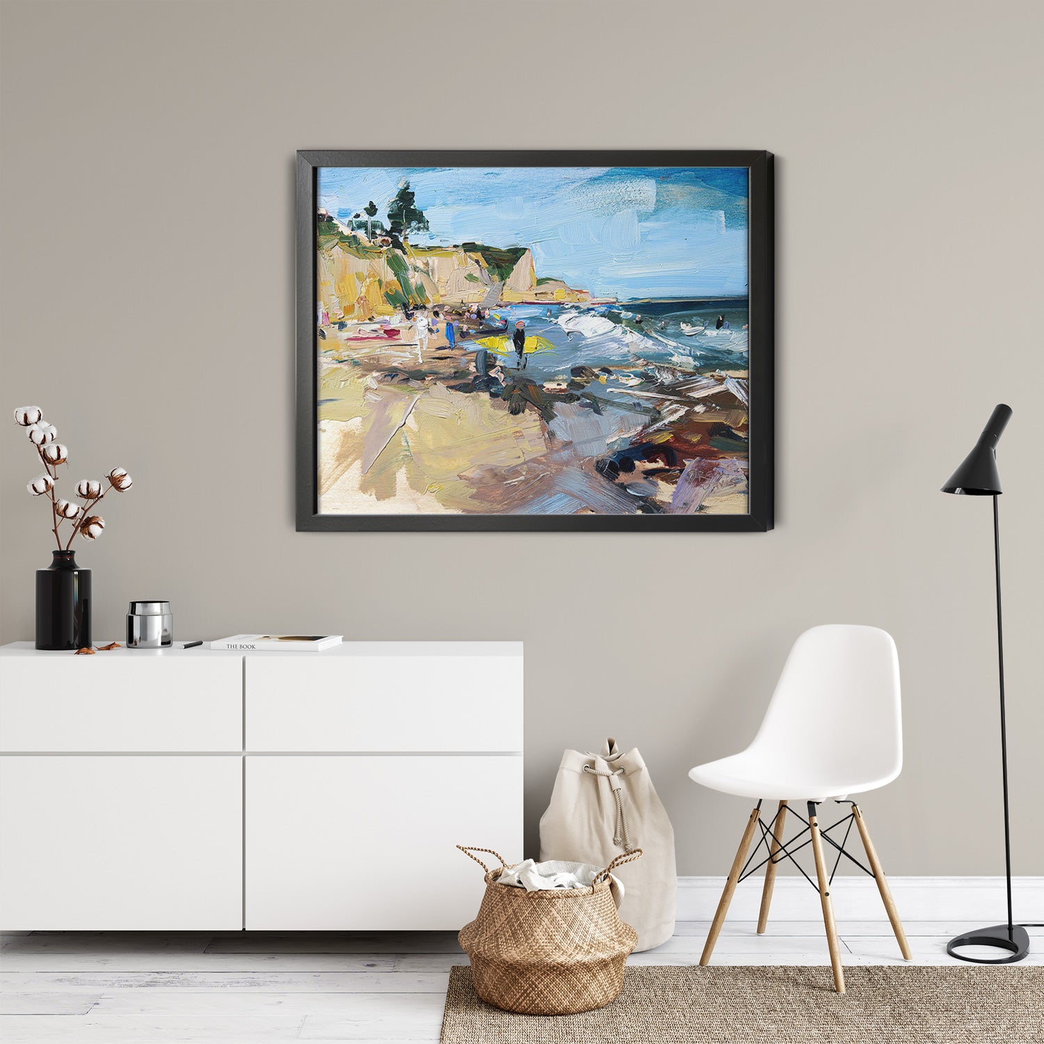 Beachcomber Dr Shell Beach by Drew Davis — Canvas Print, 9×12 in