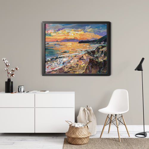 Beachcomber Park Sunset by Drew Davis — Canvas Print, 18×24 in