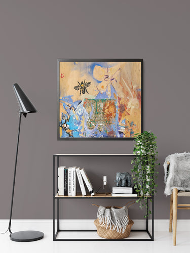 Beecircutt by Drew Davis — Canvas Print, 10×10 in