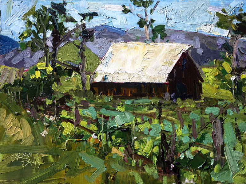 Biddle Ranch Vineyard by Drew Davis — Canvas Print, 9×12 in