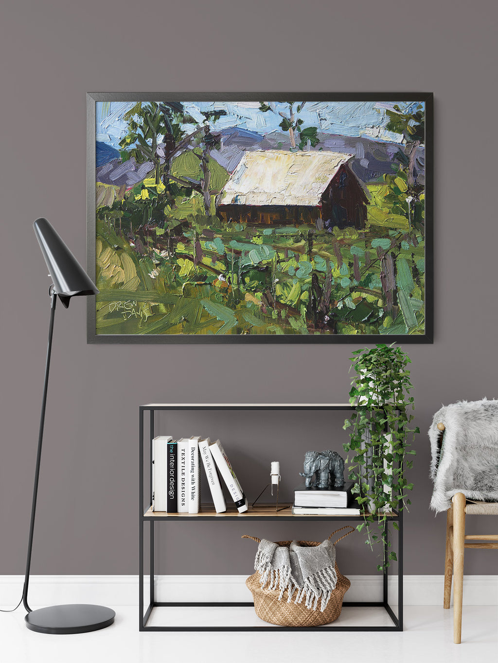 Biddle Ranch Vineyard by Drew Davis — Canvas Print, 9×12 in