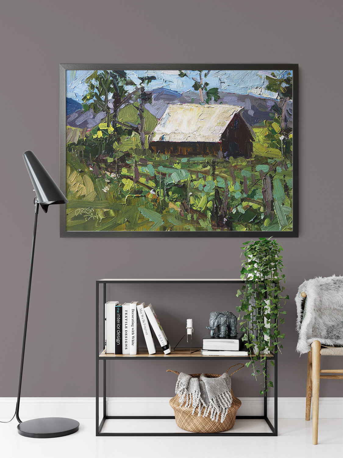 Biddle Ranch Vineyard by Drew Davis — Canvas Print, 9×12 in