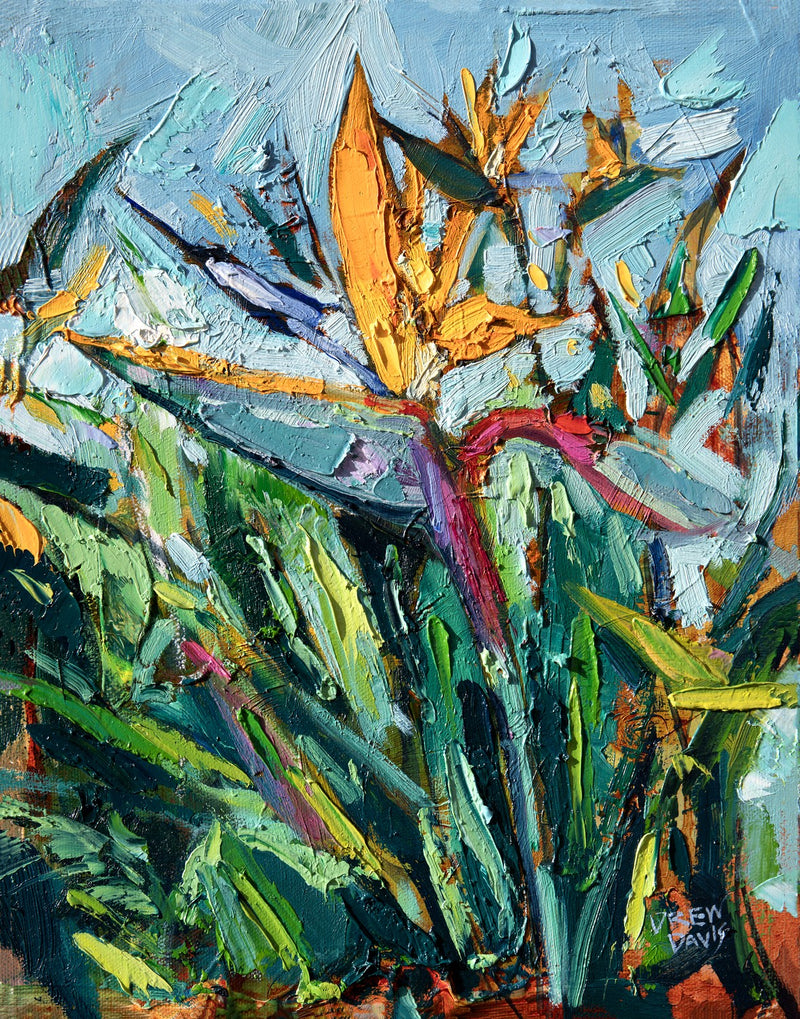 Birds In Paradise1 by Drew Davis — Canvas Print, 11×14 in