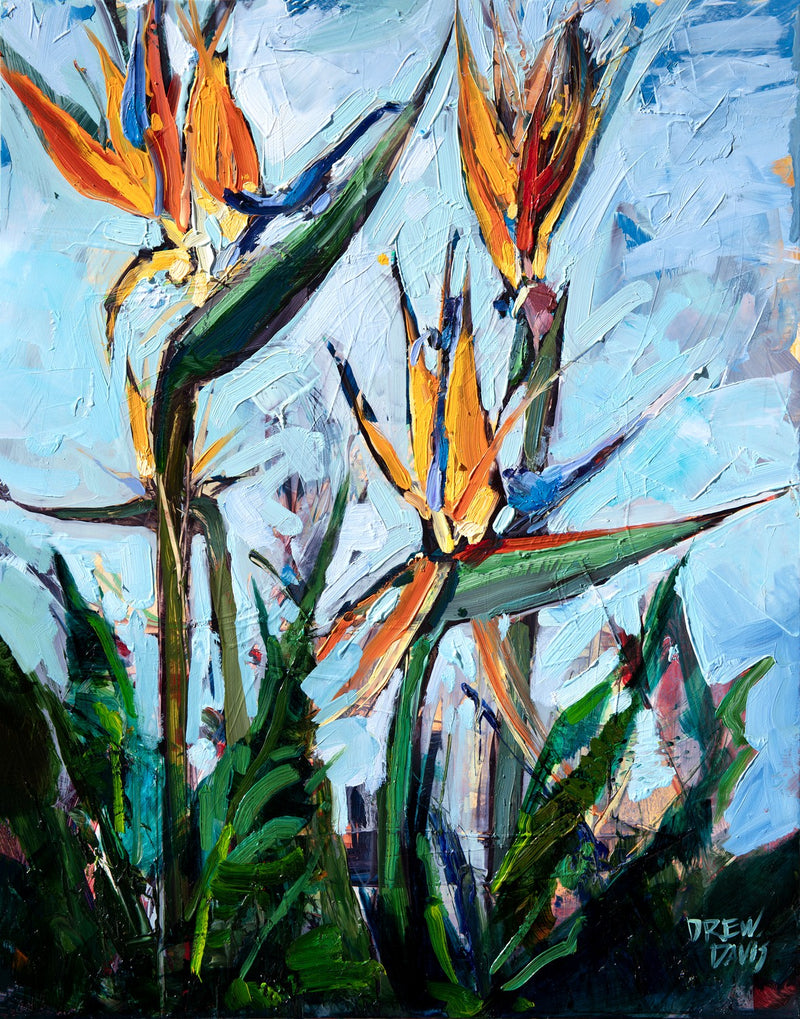 Birds In Paradise2 | 11x14 | Original Available