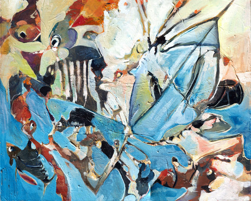 Birds Of The Sea by Drew Davis — Canvas Print, 24×30 in