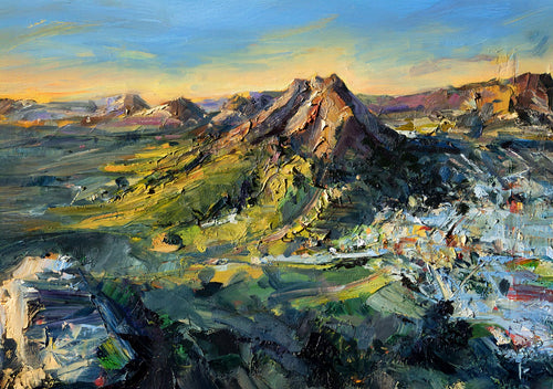 2022 | Bishop Sunset Glow | 16×24 | SOLD - Prints Available