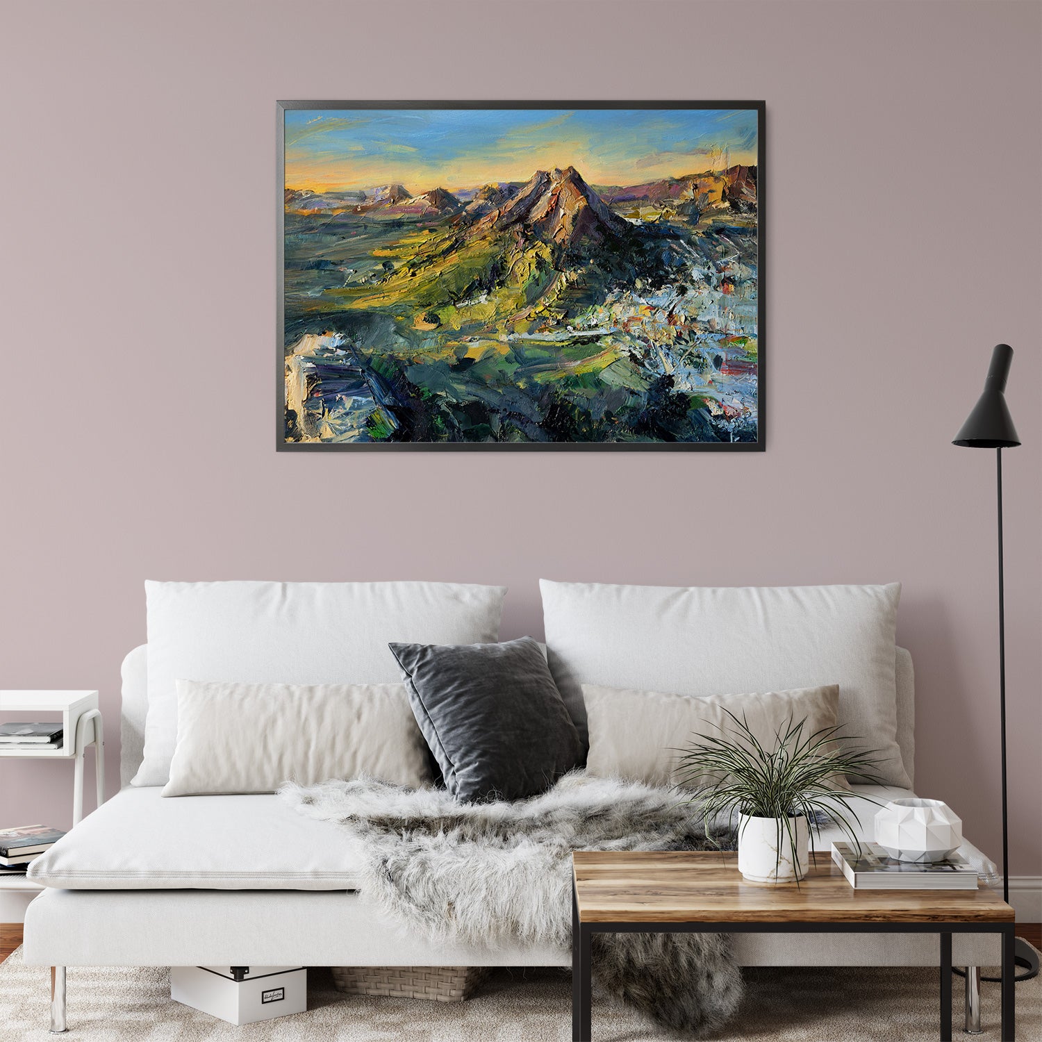 Bishop Sunset Glow by Drew Davis — Canvas Print, 16×24 in