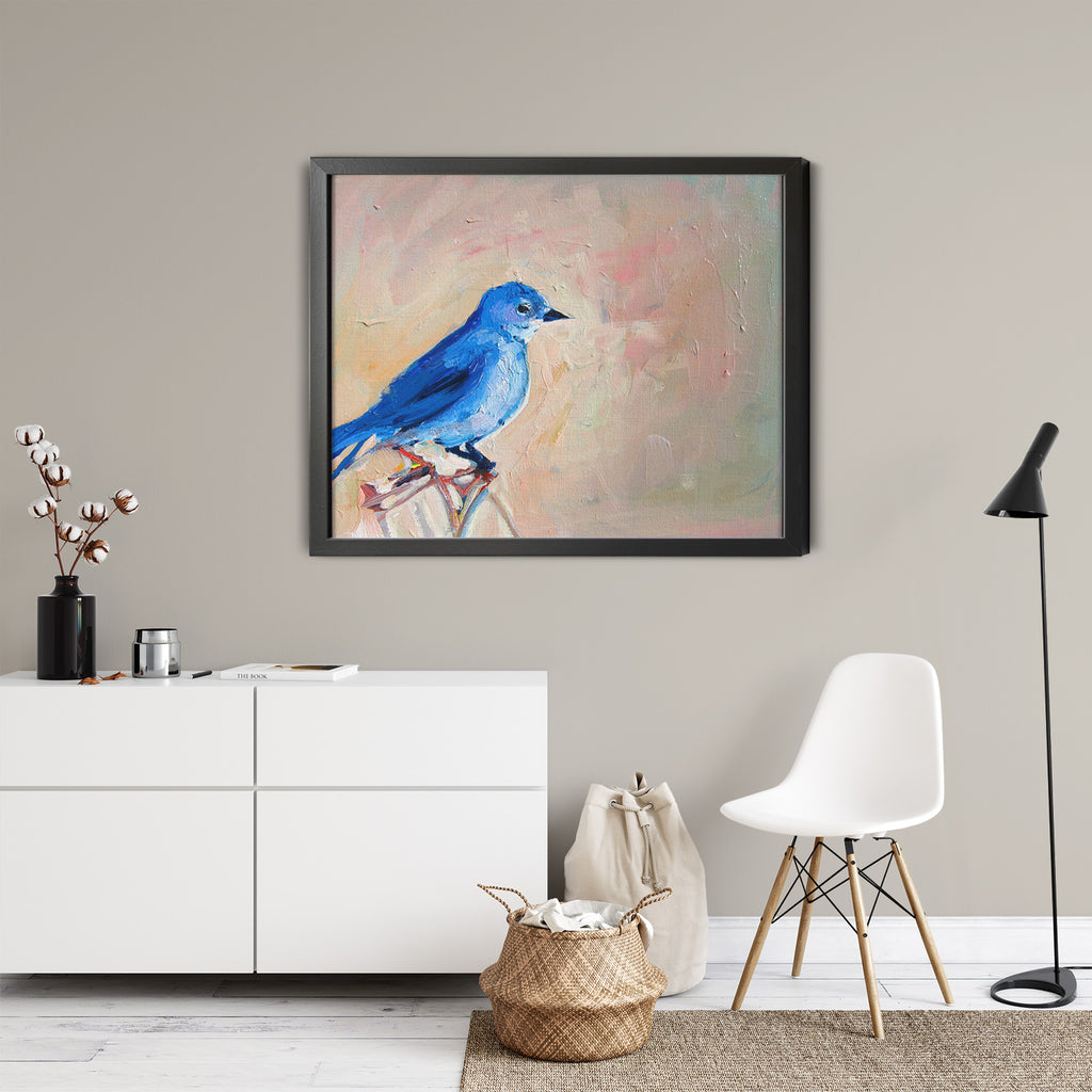 Bluebird by Drew Davis — Canvas Print, 8×10 in