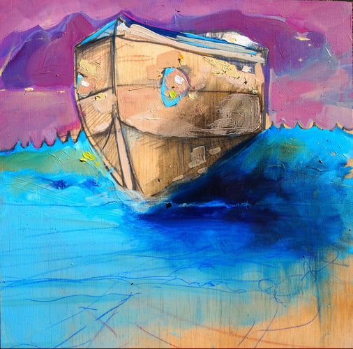 Boat by Drew Davis — Canvas Print, 8×8 in