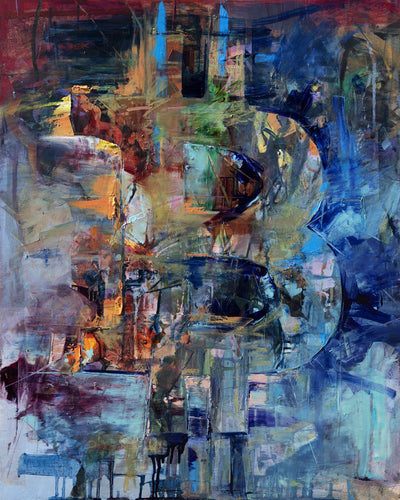 Bitcoin BTC by Drew Davis — Canvas Print, 24×30 in