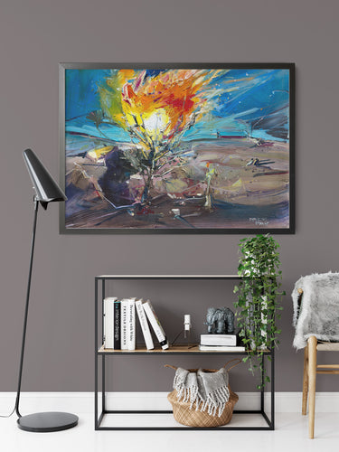 Burning Bush by Drew Davis — Canvas Print, 18×24 in