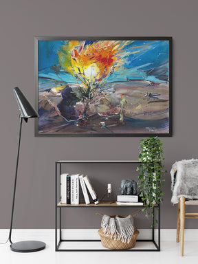 Burning Bush by Drew Davis — Canvas Print, 18×24 in