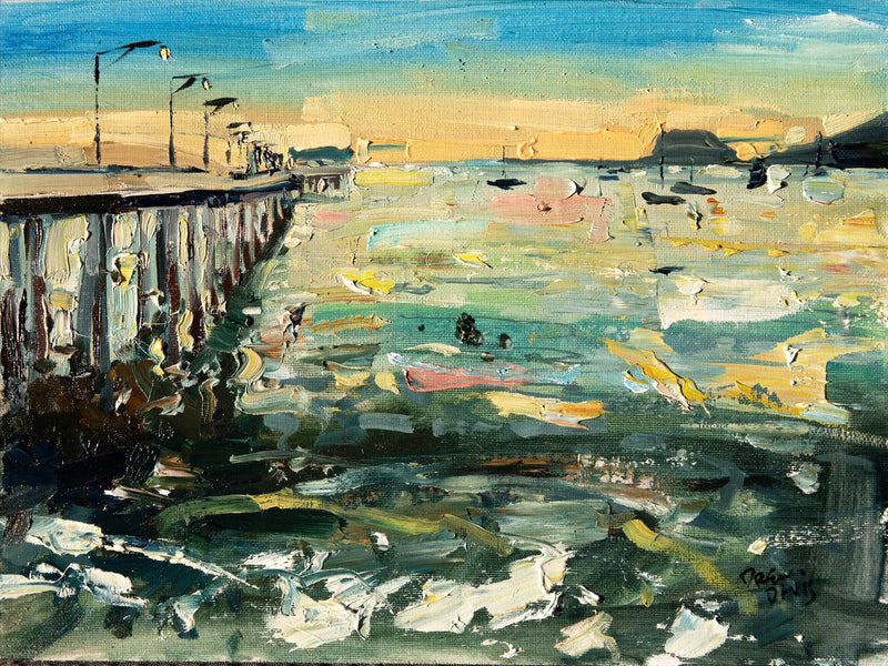 Cal Poly Pier by Drew Davis — Canvas Print, 9×12 in