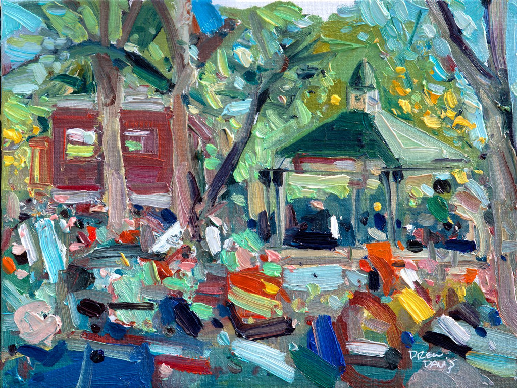 Cancerts In The Park 1 by Drew Davis — Canvas Print, 9×12 in