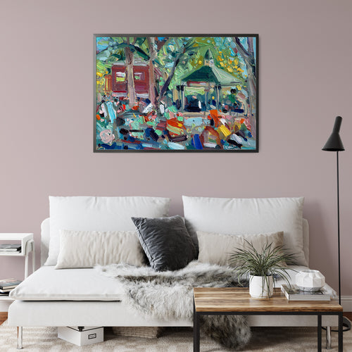 Cancerts In The Park 1 by Drew Davis — Canvas Print, 9×12 in