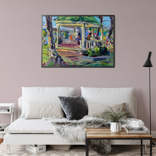 Cancerts In The Park 2 by Drew Davis — Canvas Print, 9×12 in