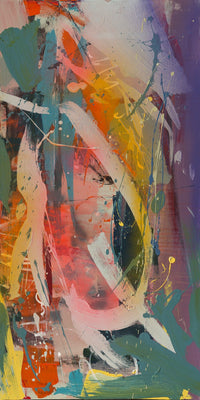 Candle Stick by Drew Davis — Canvas Print, 18×36 in