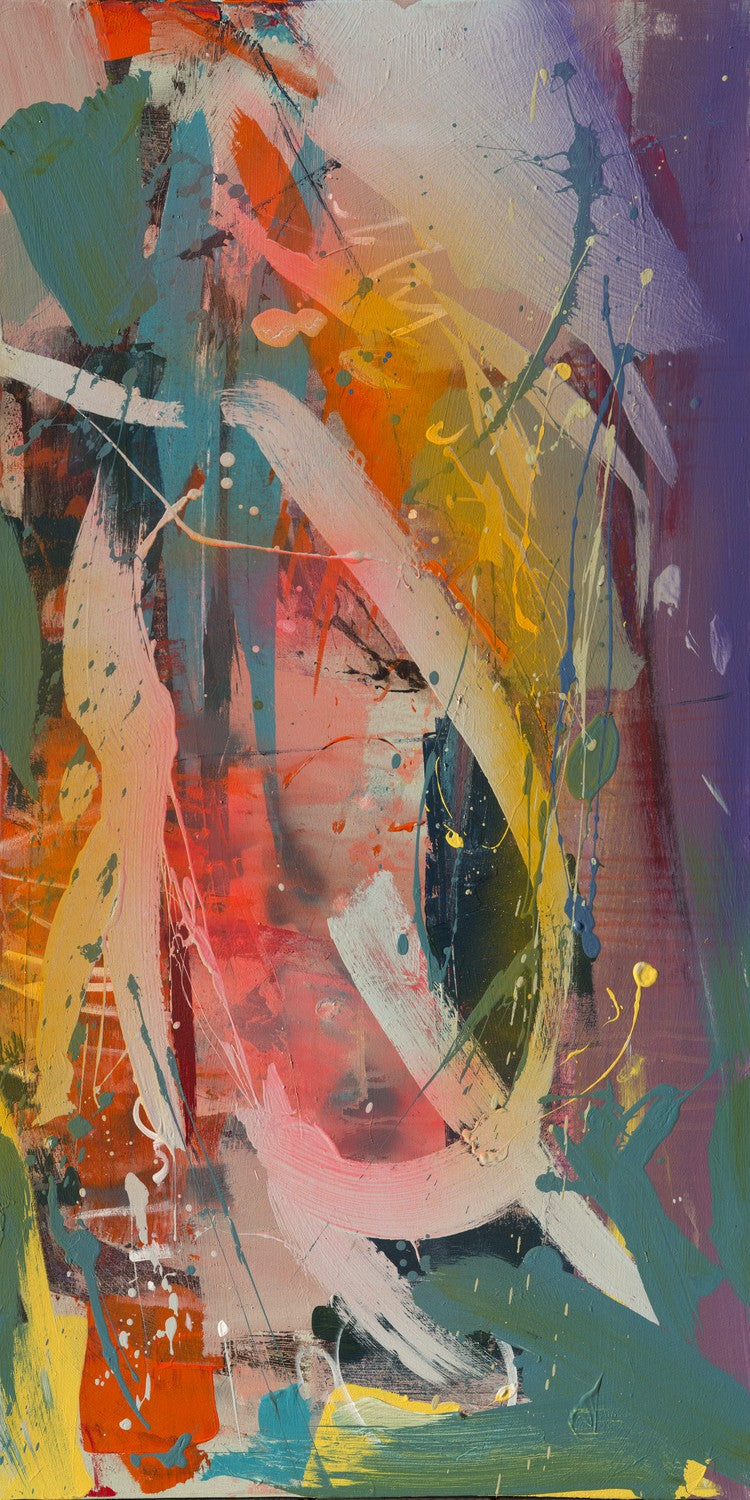 Candle Stick by Drew Davis — Canvas Print, 18×36 in