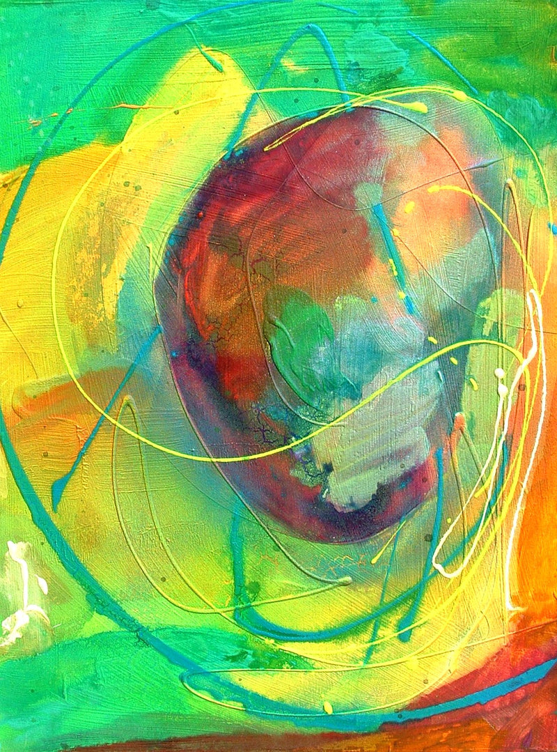 Candy Spple Circus by Drew Davis — Canvas Print, 18×24 in