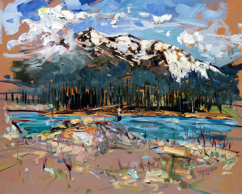 Catamount Reservoir by Drew Davis — Canvas Print, 16×20 in