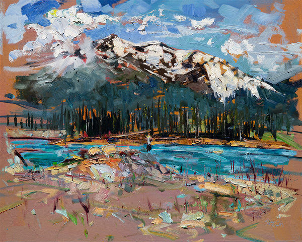 Catamount Reservoir | 16x20 | Original Oil on canvas