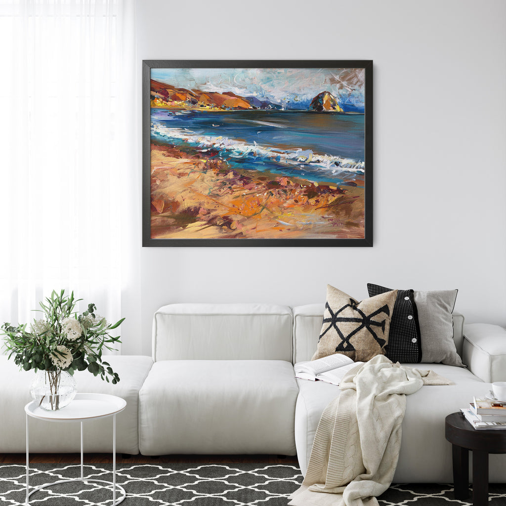 Cayucos Pier View by Drew Davis — Canvas Print, 16×20 in