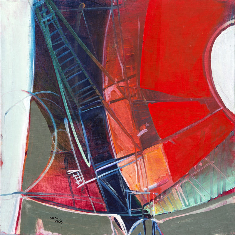 Cello Prism Op by Drew Davis — Canvas Print, 20×20 in