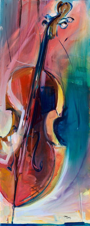 Cello Tall by Drew Davis — Canvas Print, 18×36 in
